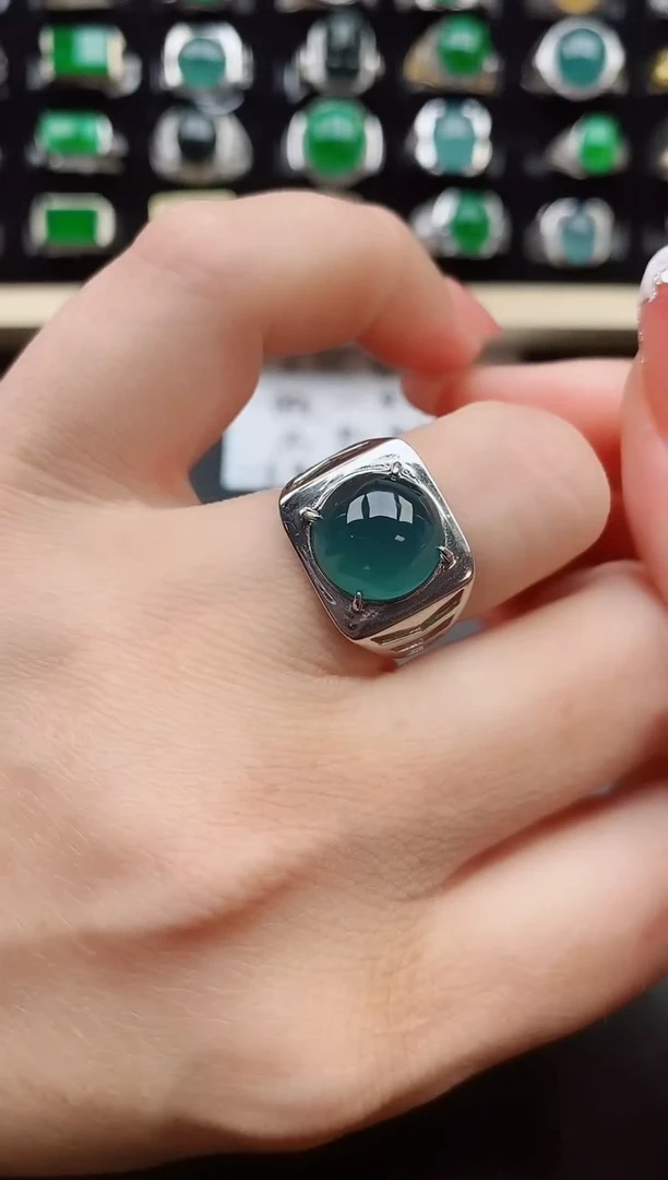 【闪购商品】翡翠戒指银S925镶嵌121212