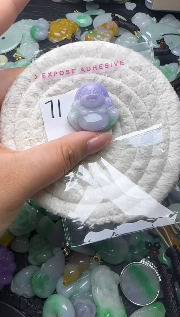 颈饰未镶嵌翡翠缅甸翡翠吊坠