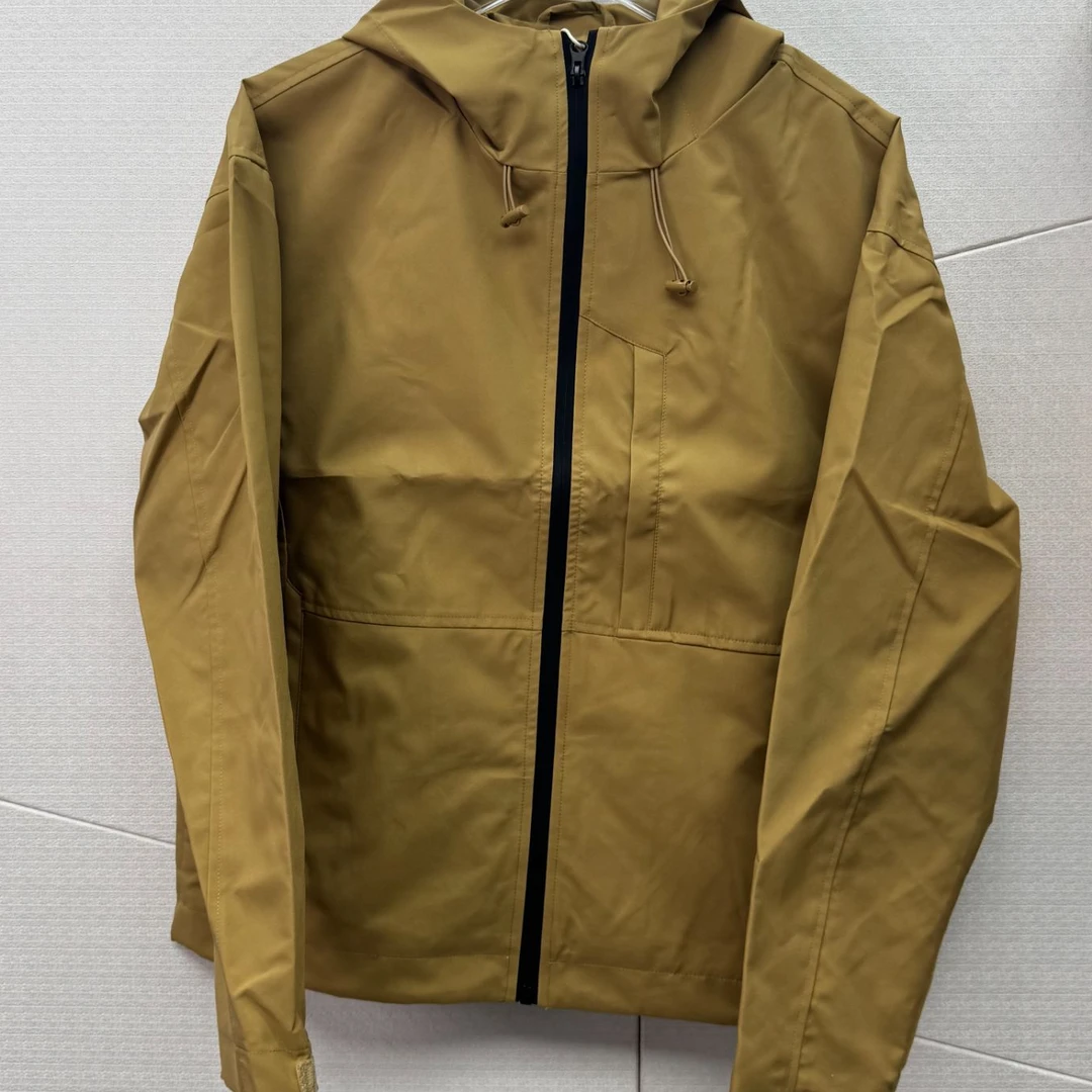 春秋男士休闲纯色拉链连帽夹克外套