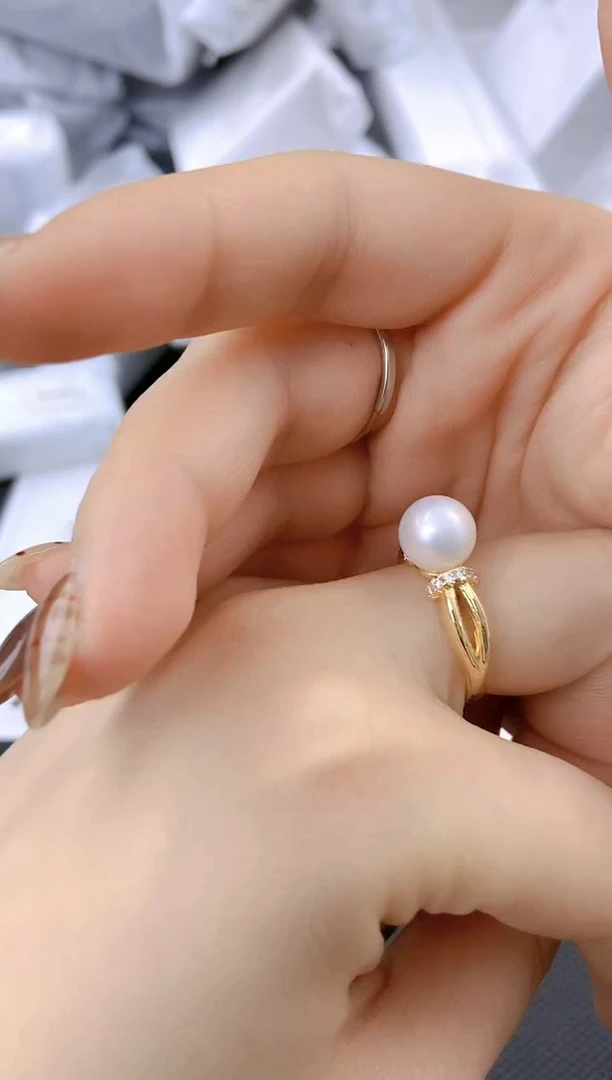 未镶嵌耳饰淡水珍珠jz1017