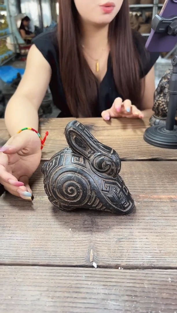 陶土【火山泥】小青铜兔