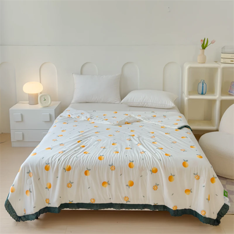 【邢邢专属】GUTA-顾她 花边款冰皮小凉被