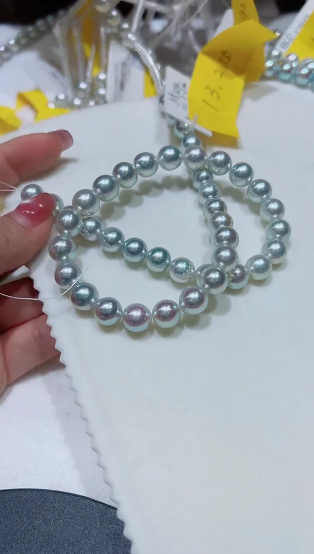 未镶嵌项链海水珍珠真多麻9-9.5总14968