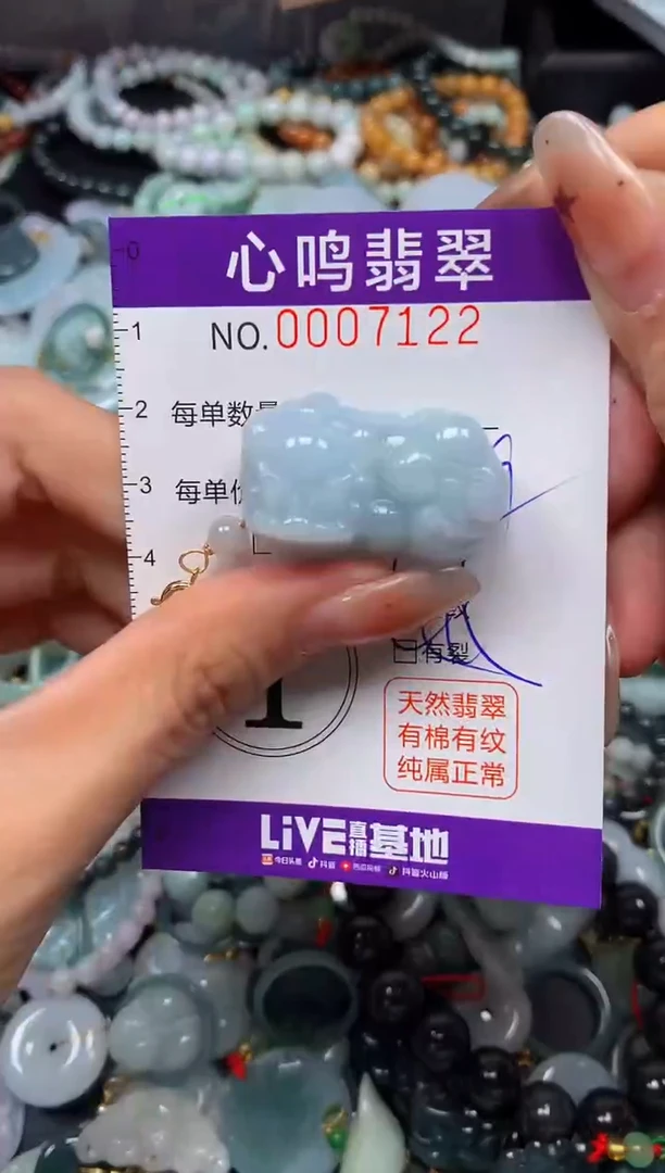 翡翠未镶嵌颈饰闪购007122