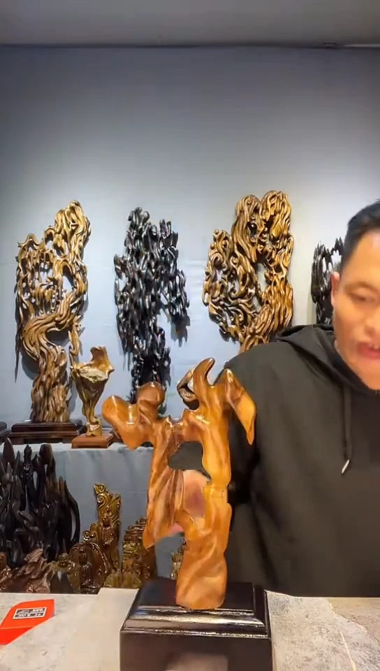 【闪购商品】金丝楠金丝楠小叶桢楠随行摆件8