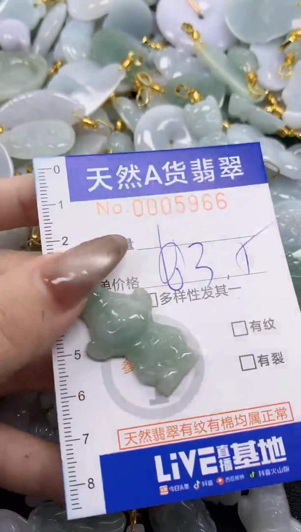 翡翠未镶嵌颈饰天然A货翡翠