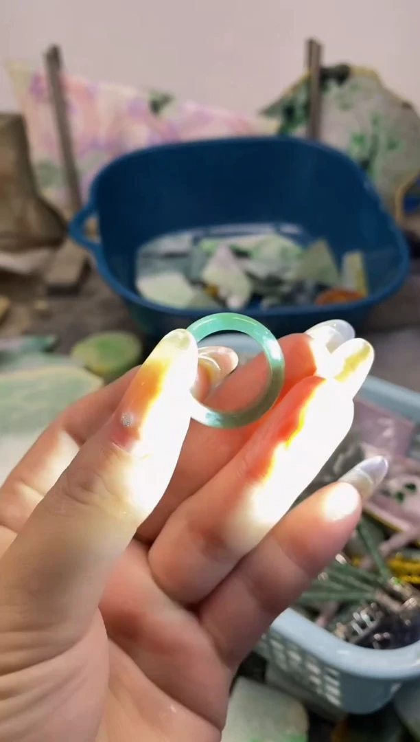 散珠翡翠天然缅甸翡翠A货3-03