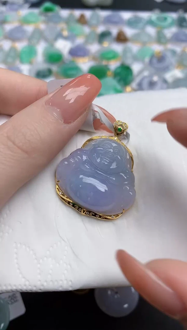 【闪购商品】翡翠颈饰未镶嵌天然缅甸翡翠A货