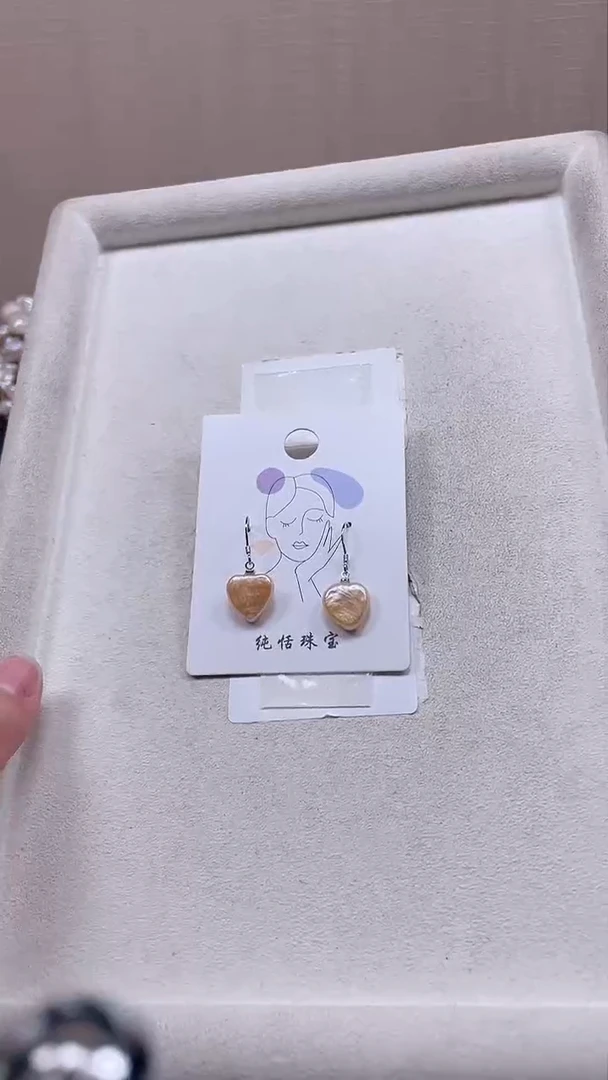 未镶嵌耳饰淡水珍珠【纯恬饰品】