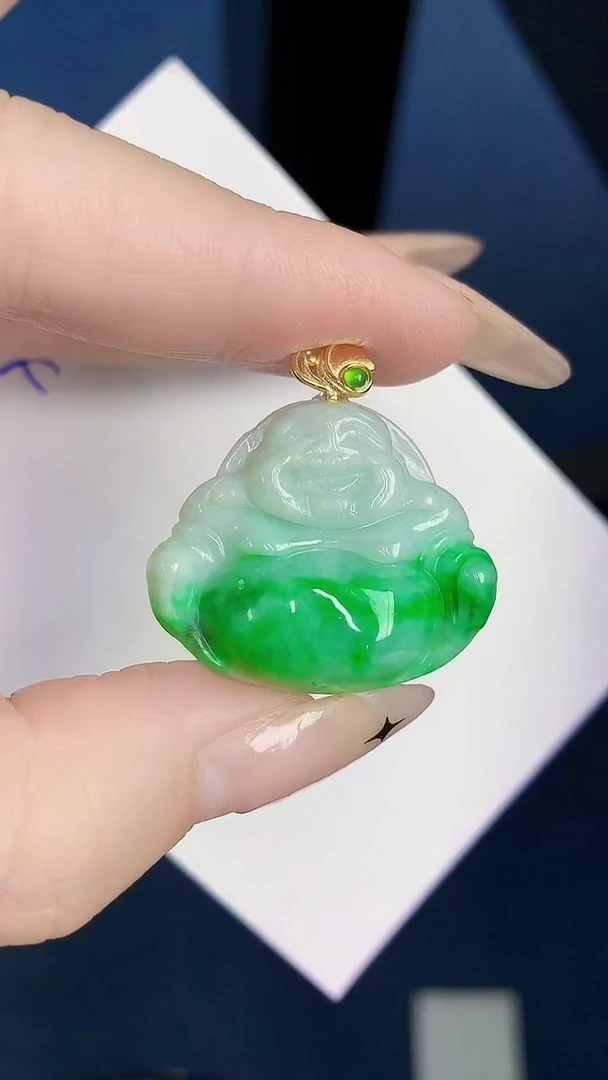 颈饰未镶嵌翡翠缅甸天然翡翠A货