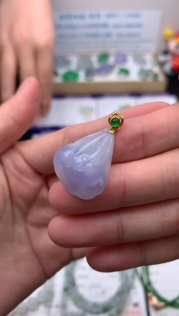 【闪购商品】定制翡翠18K金镶嵌模式推广期24小时鉴赏期