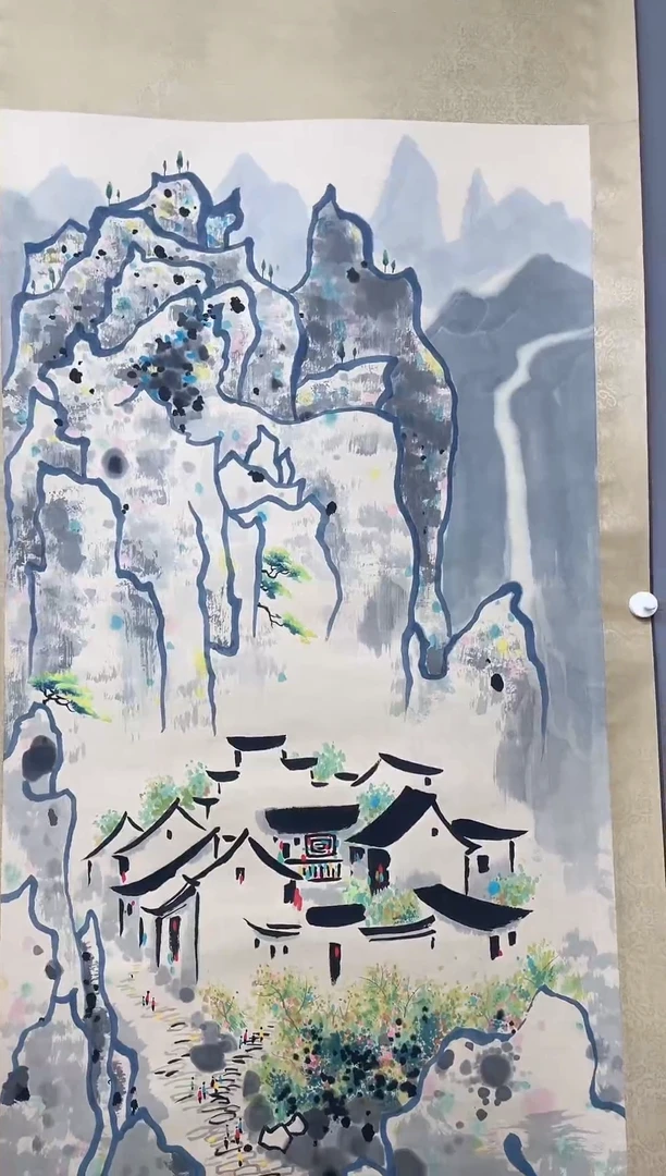 华夏甄选作品画画