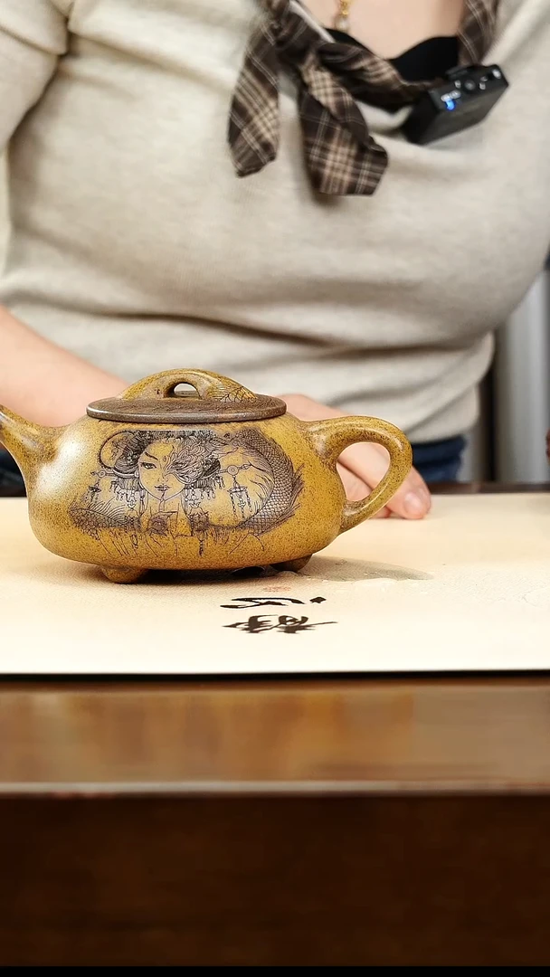 茶壶紫砂宜兴紫砂壶孤品