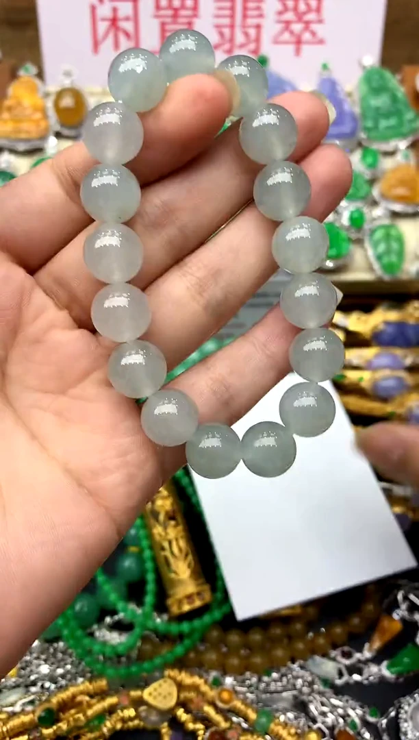 未镶嵌手串翡翠500-中国好珍宝