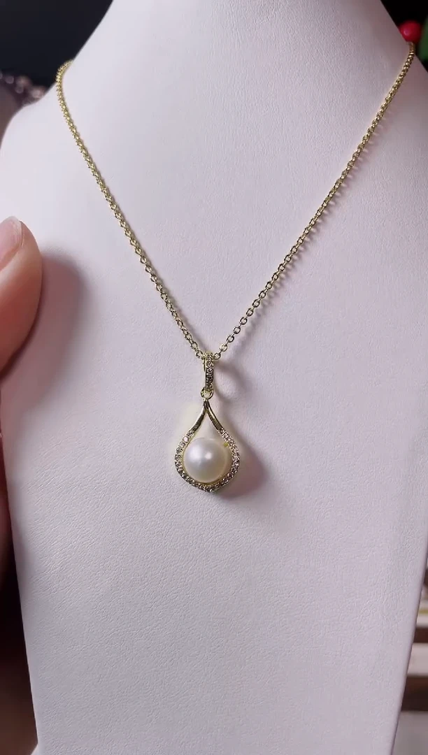 【闪购商品】淡水珍珠颈饰未镶嵌f028baizhu