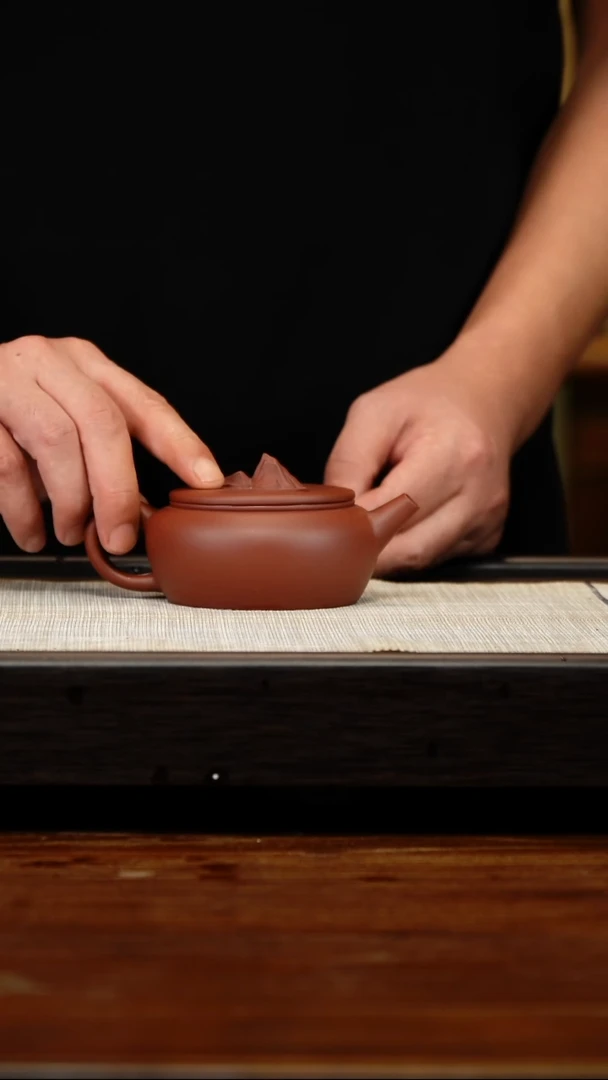 茶壶紫砂紫泥观山壶