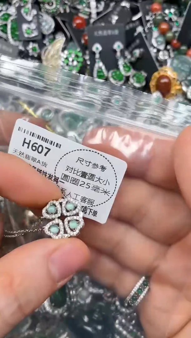 颈饰未镶嵌翡翠H607项链