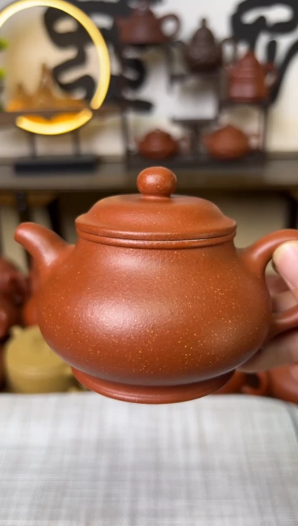 茶壶段泥红降坡潘壶190CC-甘来兵