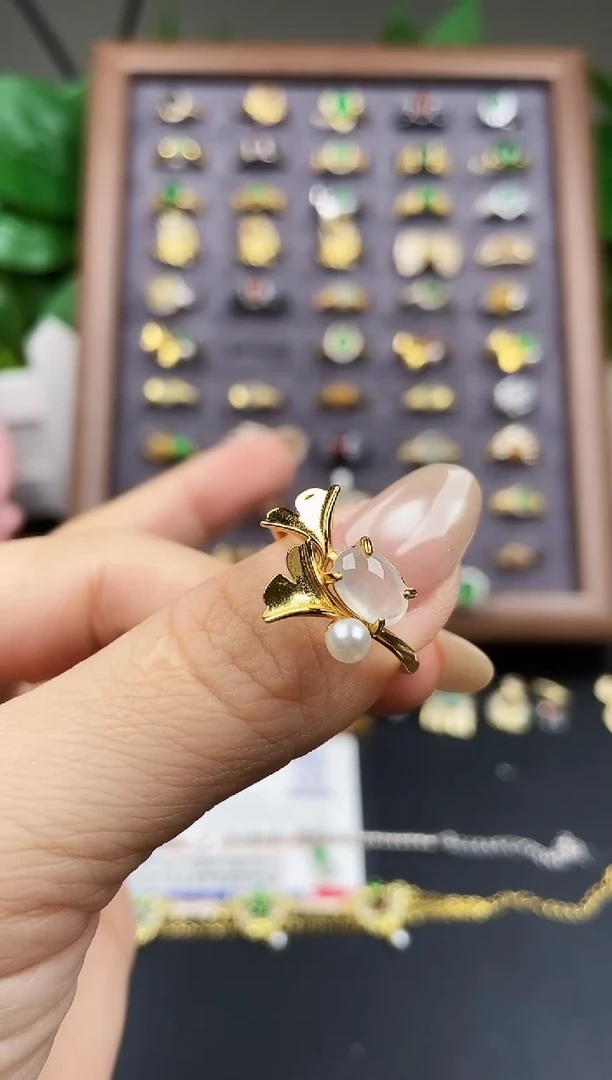 银S925镶嵌戒指翡翠一****812