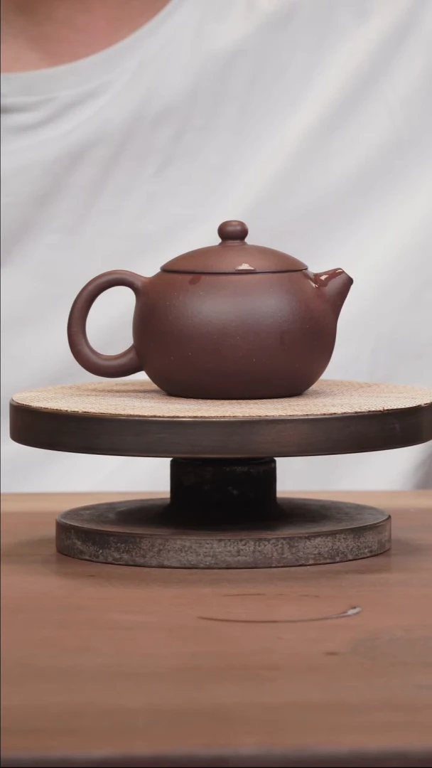 茶壶紫砂木门紫泥西施