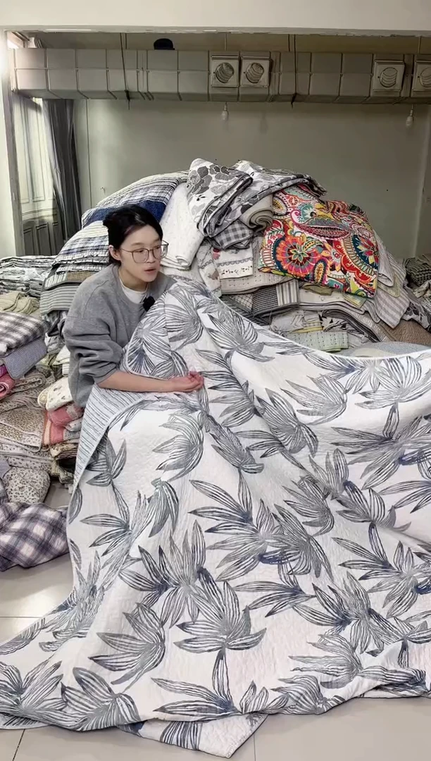 棉200*230白底大叶子