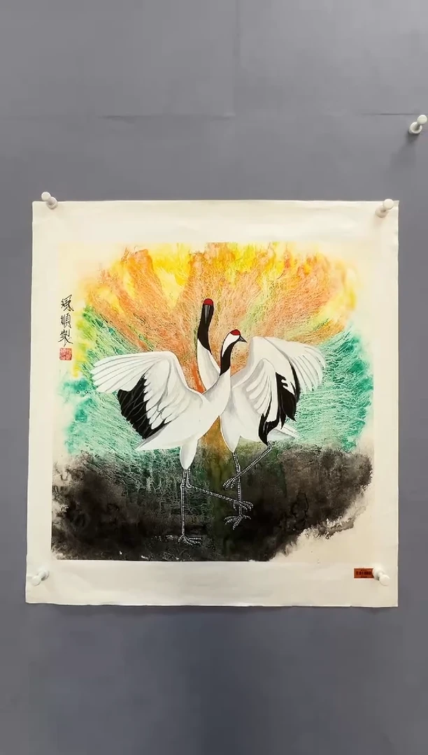 国画杨风顺老师4平尺作品