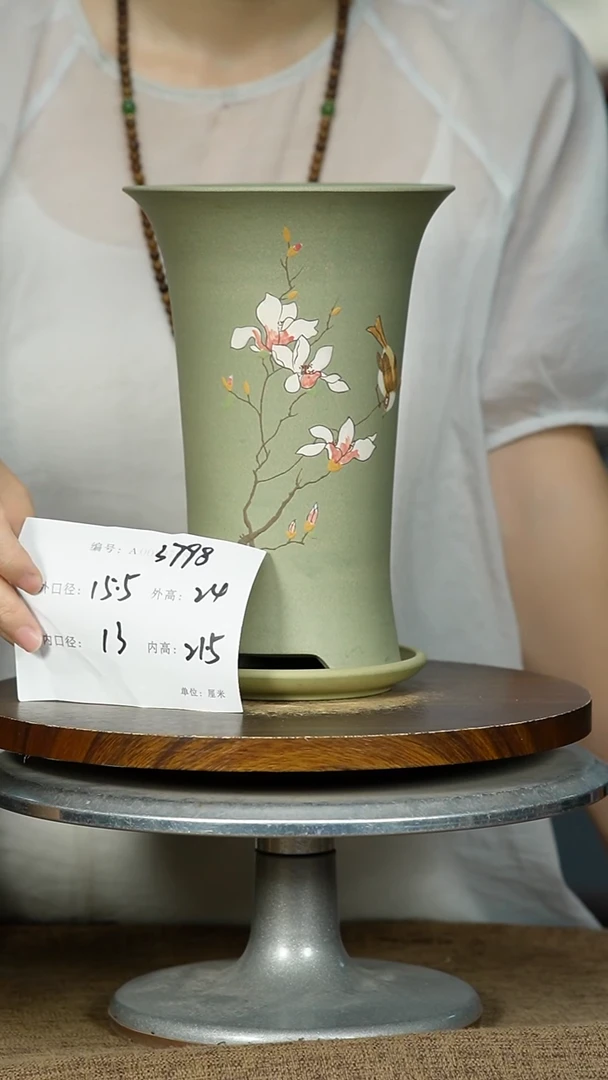紫砂花盆3798+Z 紫砂花盆紫砂