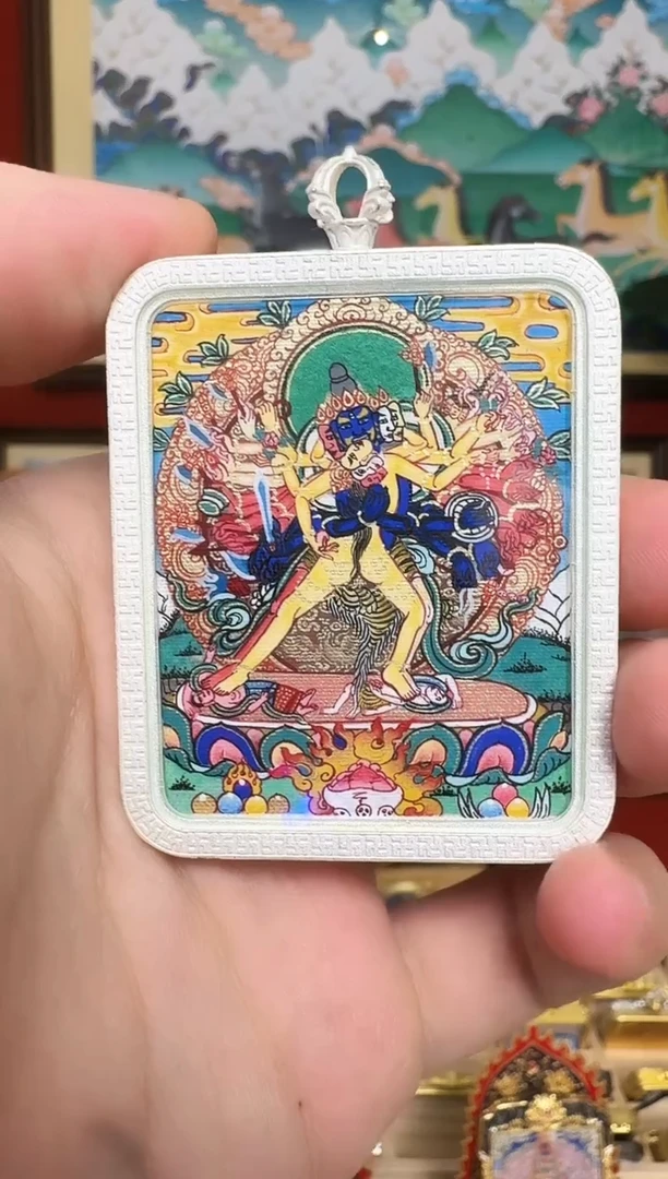 吊坠密集-热贡纯手绘周毛