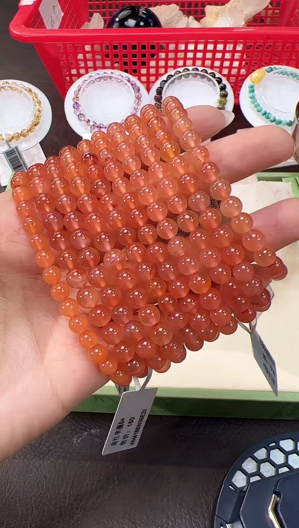 未镶嵌手链南红玛瑙悦525 多样性发一件 约6mm