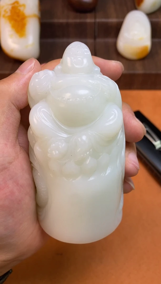 和田玉未镶嵌把件1