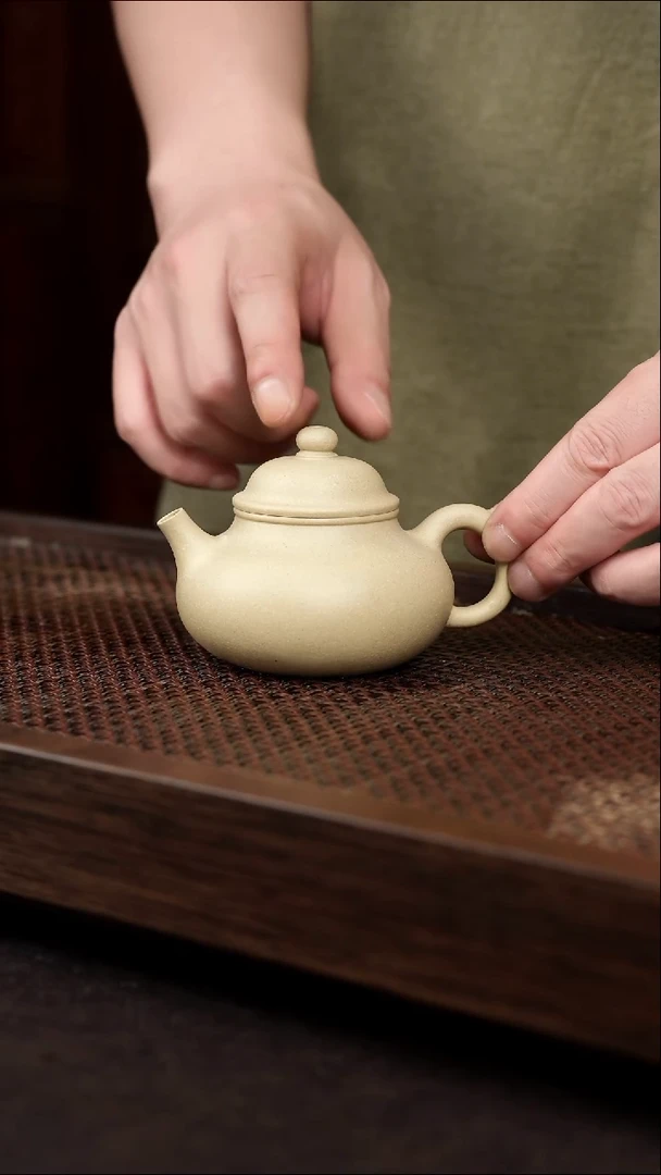 茶壶紫砂本绿容天
