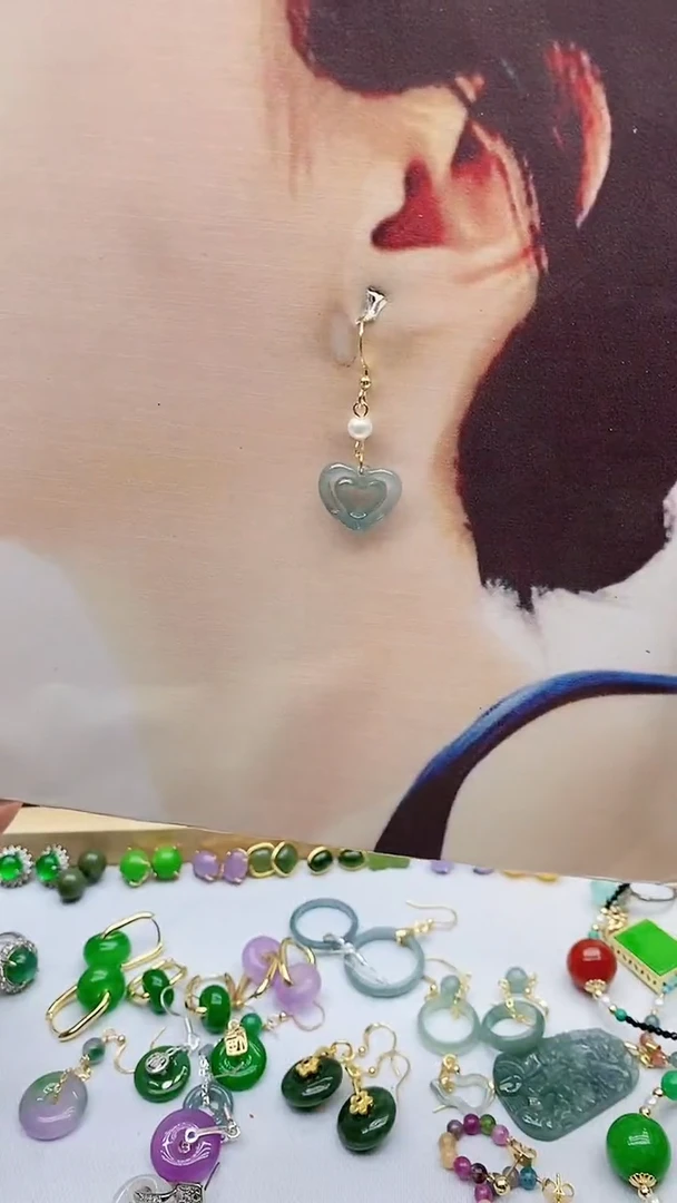 未镶嵌翡翠耳饰翡翠570