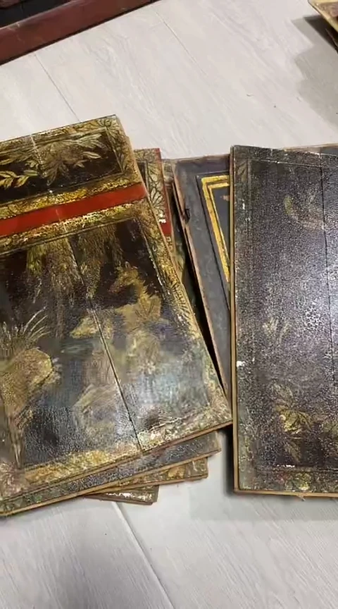 【闪购商品】香榧木11个孤品木雕60