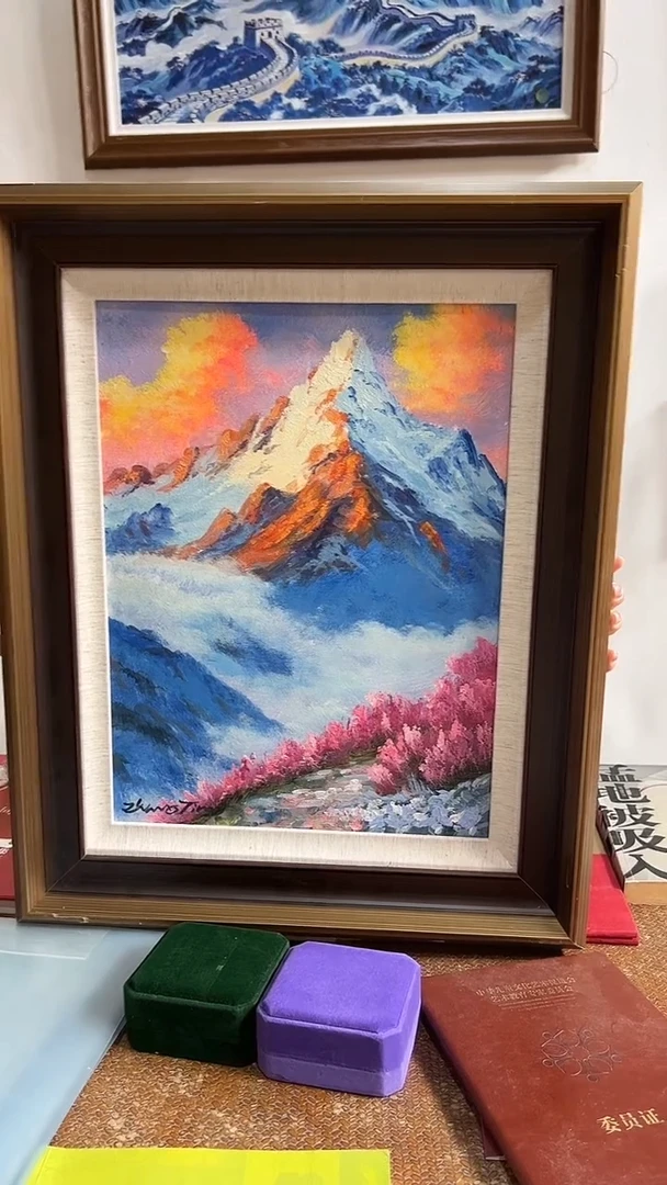 国画张敬油画作品7