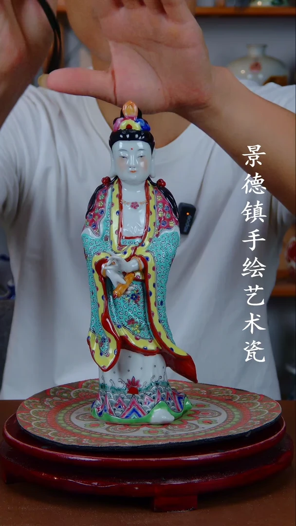 现代景德镇手工手绘陶瓷摆件62