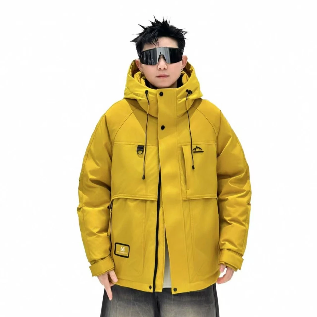 9830*【北极熊】冬款新款连帽冬季加厚外套