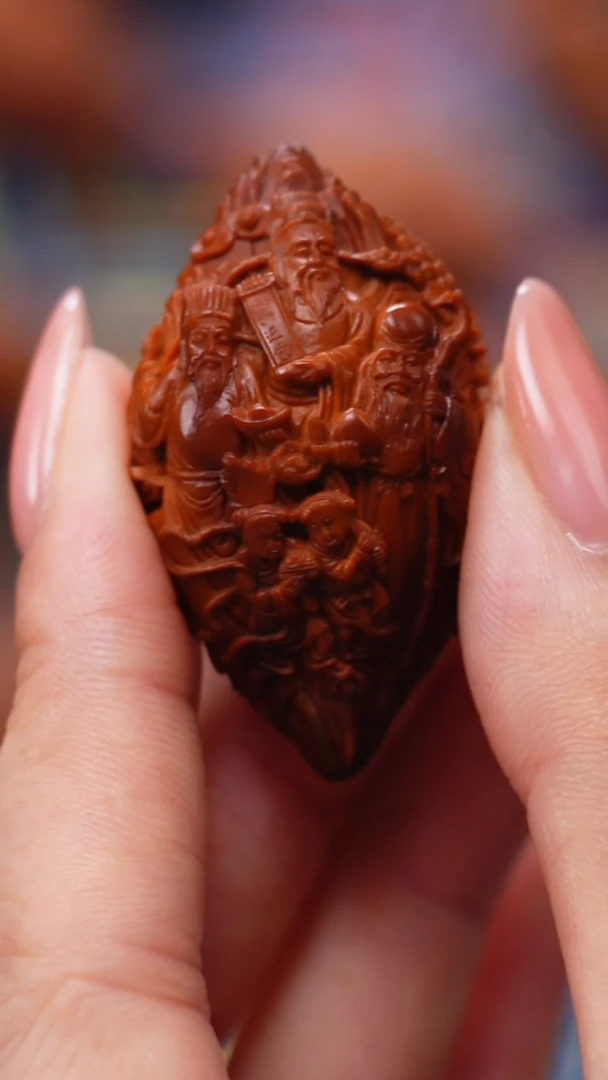 手串/手链橄榄核金*金福禄寿