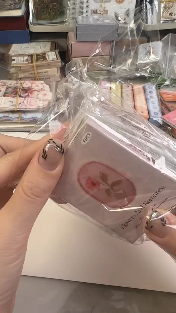 黛*娜谧静花集贴纸包 5款