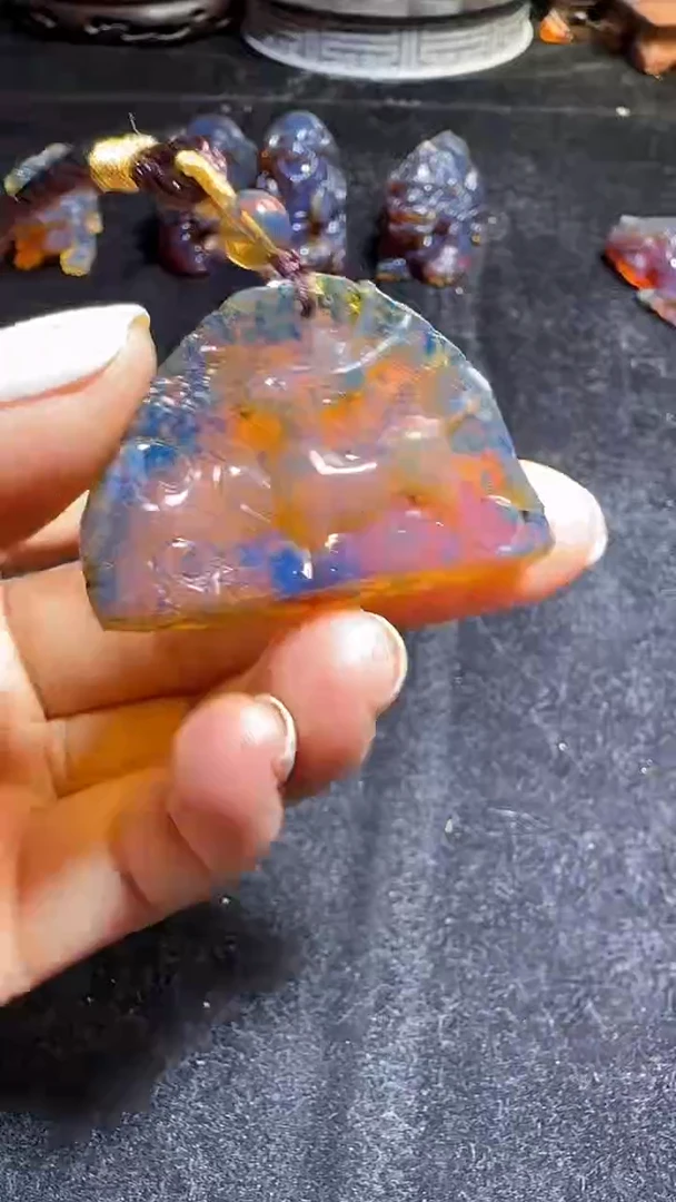 琥珀颈饰未镶嵌29