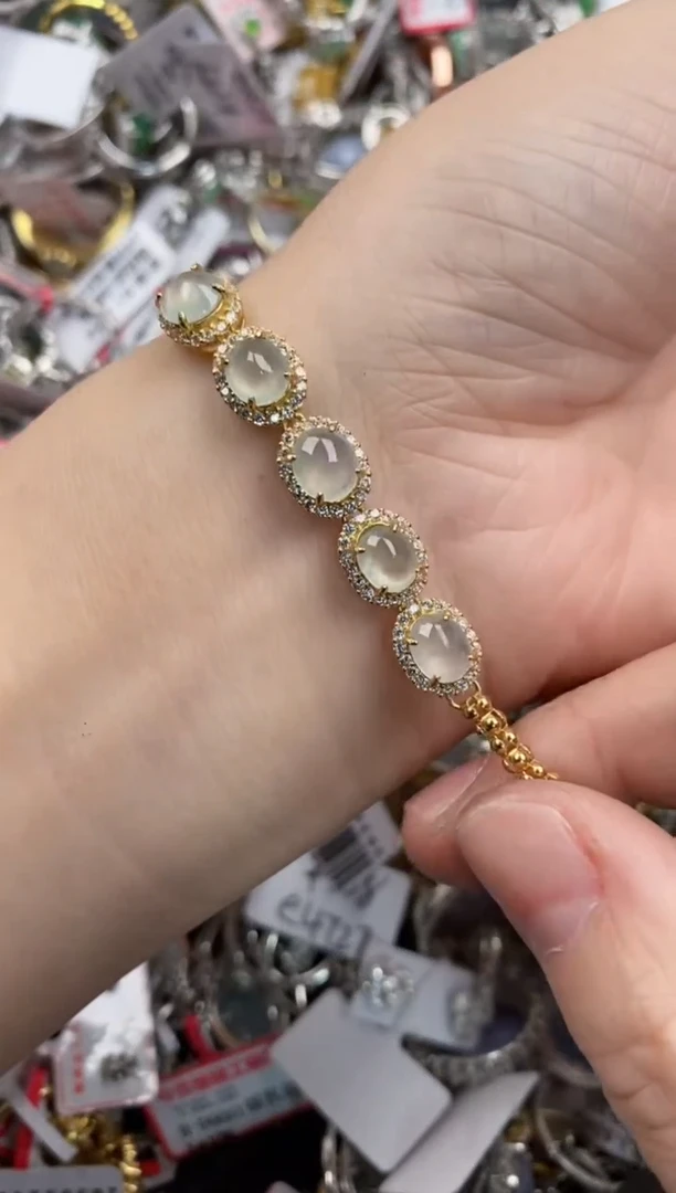 银S925镶嵌戒指翡翠131313----5