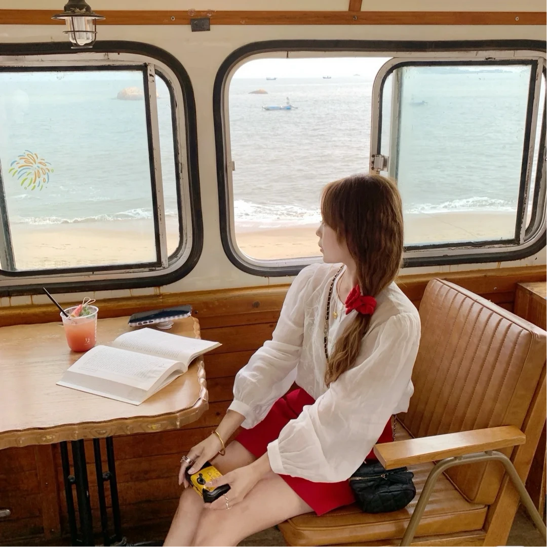 衬衫两件套纯欲风辣妹长袖衬衫刺绣圆脸微透蕾丝上衣半裙套装甜美