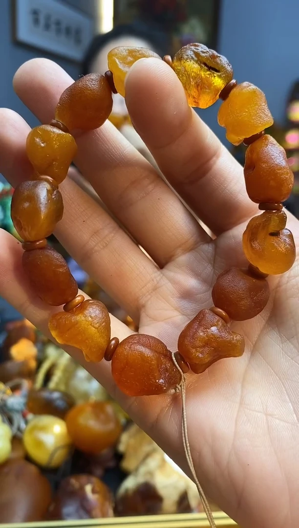 未镶嵌琥珀手串手串