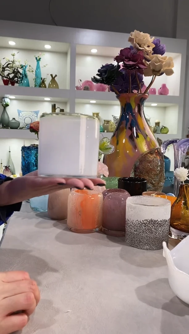 慕忆家手作琉璃花瓶