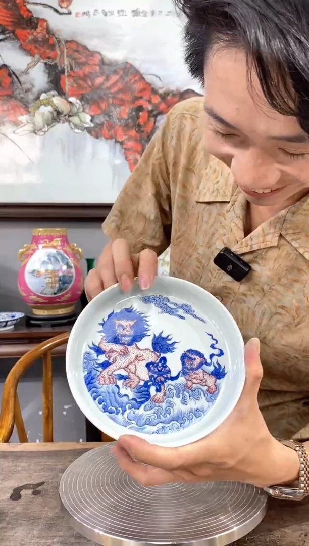 吴义松陶瓷联盟手绘陶瓷编号4191：