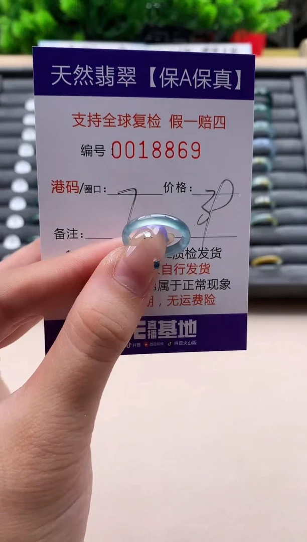 未镶嵌戒指翡翠天然  18869