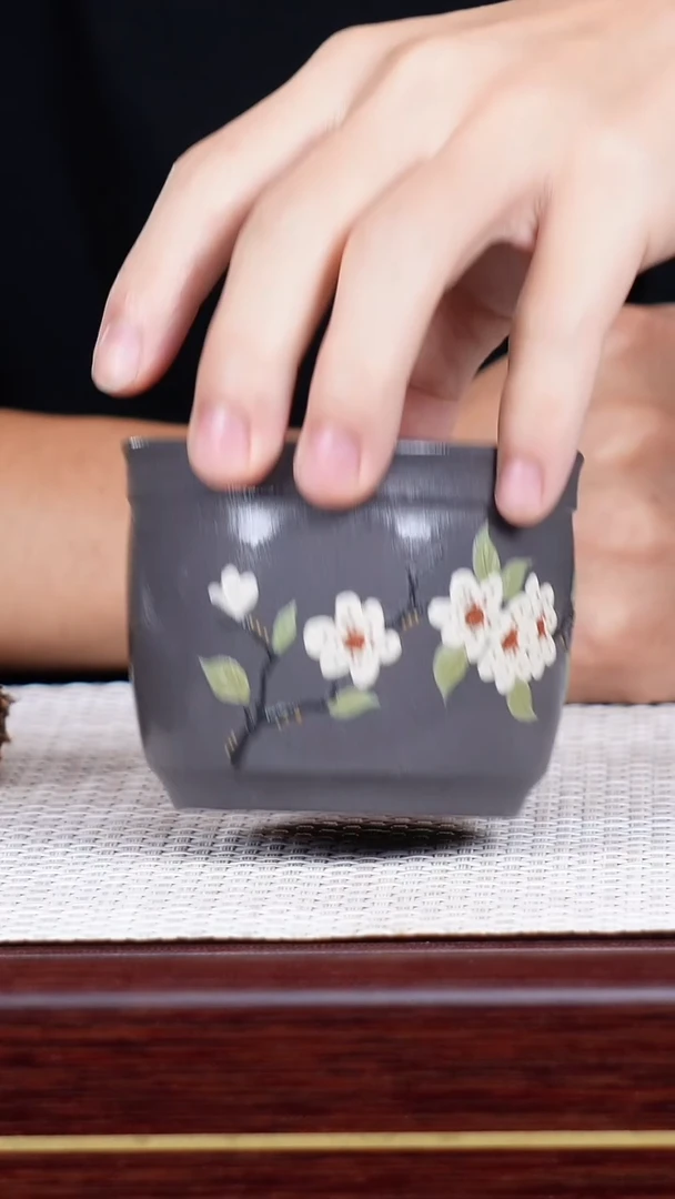 茶杯紫砂宜兴原矿紫砂主人杯