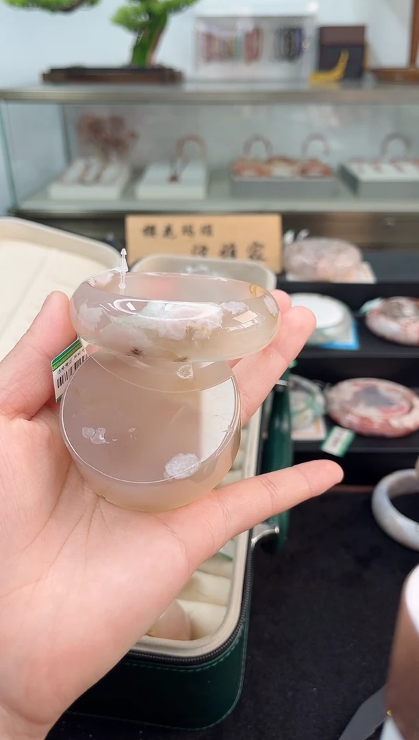 未镶嵌手镯石英质玉59圈口（赠品镯心）3975366
