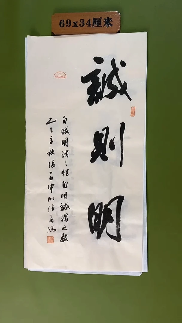 书法书法 张若鸿 尺寸69cm*34cm