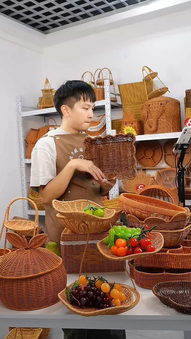 塑料长方形水果篮