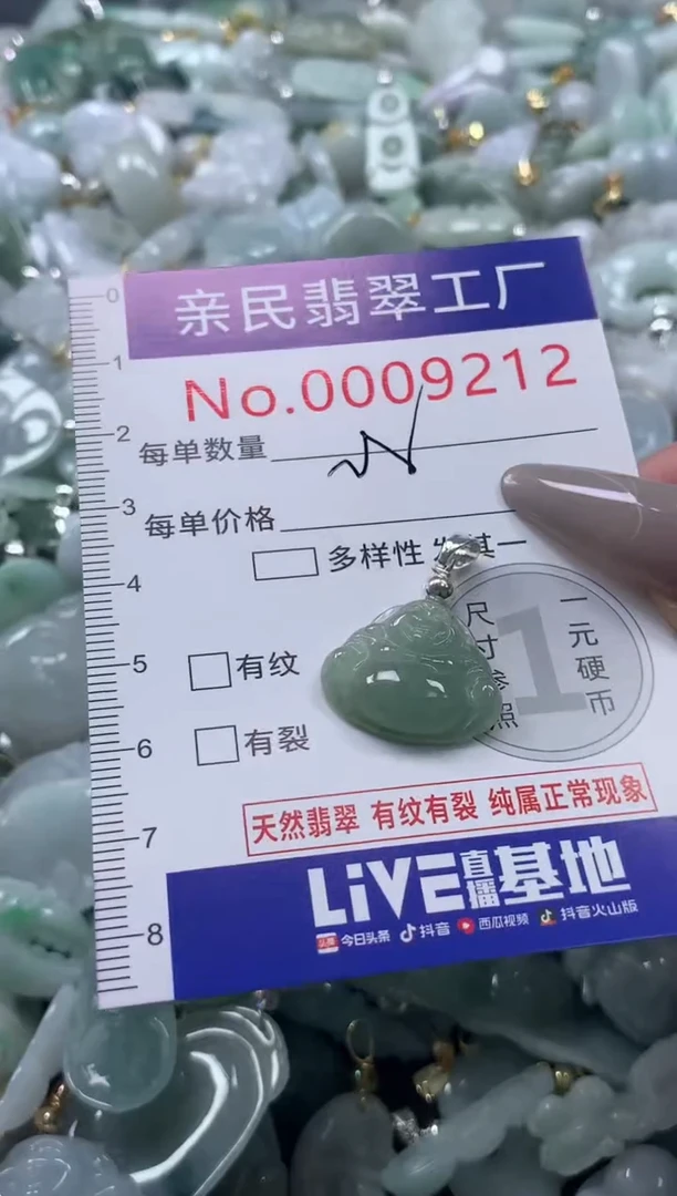 颈饰未镶嵌翡翠9212